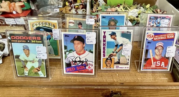 Collectible baseball cards