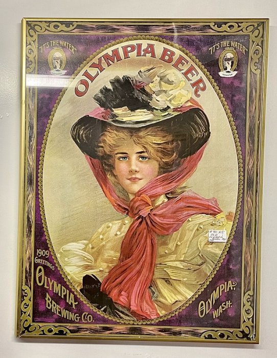 Olympia Beer ad
