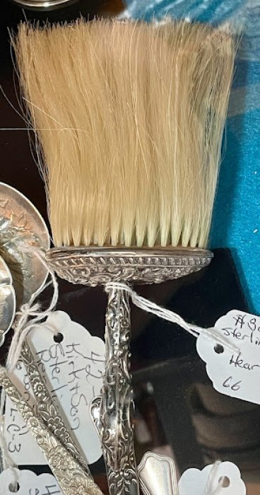 Sterling horse hair brush