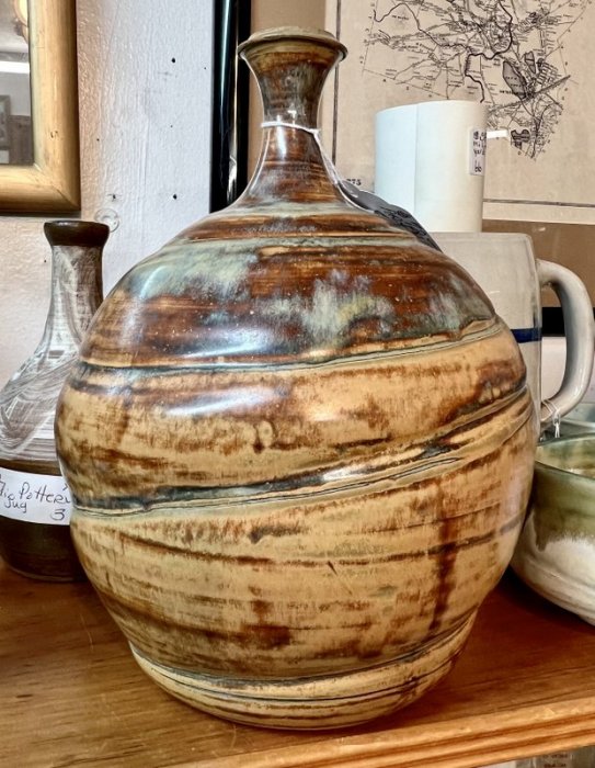 Signed hand thrown jug