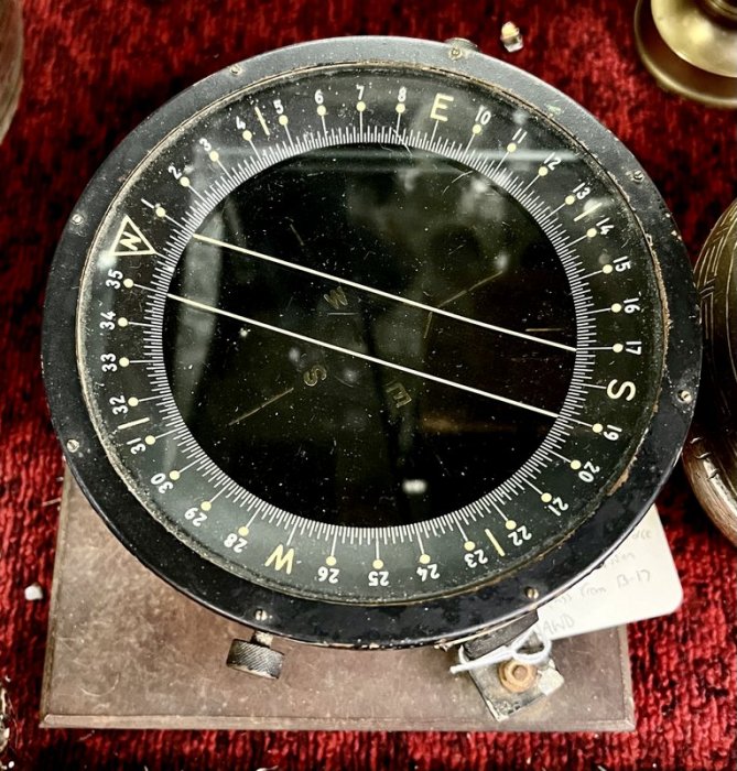 WWII Air Force compass from B-17